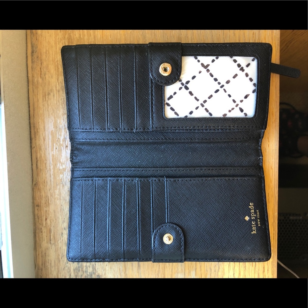 Kate spade black wallet